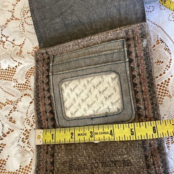 Mona B Crossbody Wool Blend Bag - Picture 7 of 9